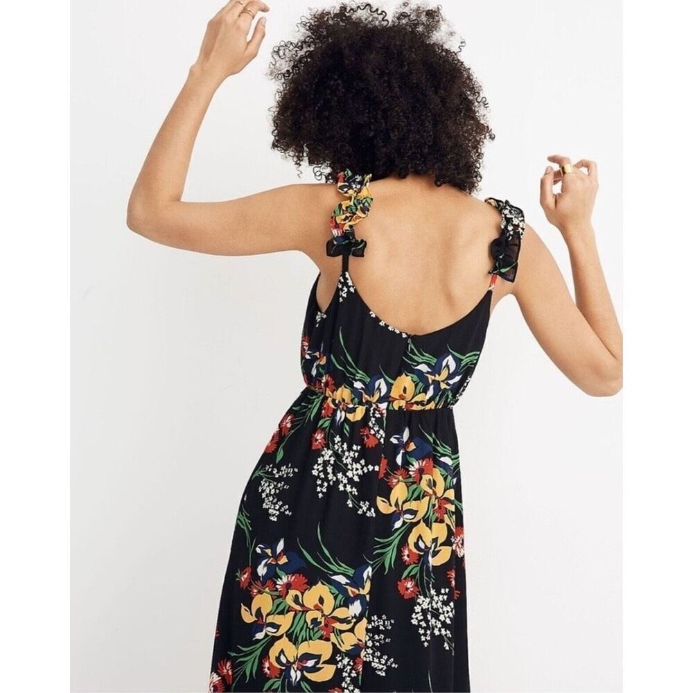 NWT Madewell Dress Maxi Floral Sleeveless Multicolor